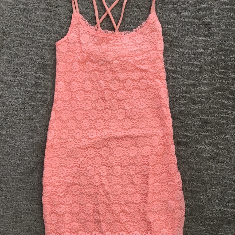 Peach Dress